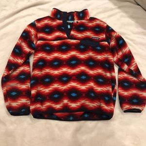 red white and blue patagonia